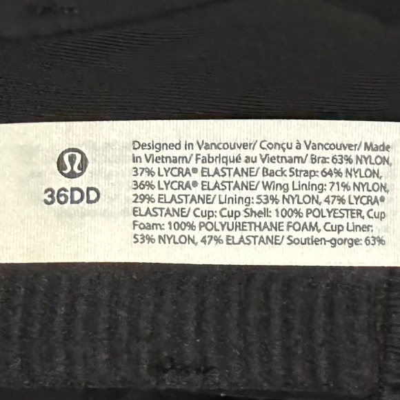 NWT LULULEMON BRA 36DD - Picture 3 of 3